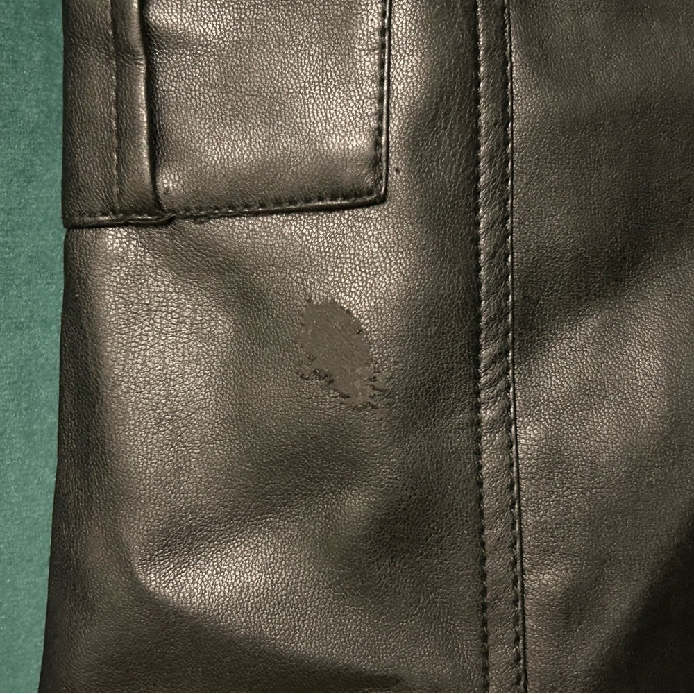 Club Exx Groundwork Cargo Flare Vegan Leather Lace-Up Low Rise Pants DollsKill - Picture 14 of 14